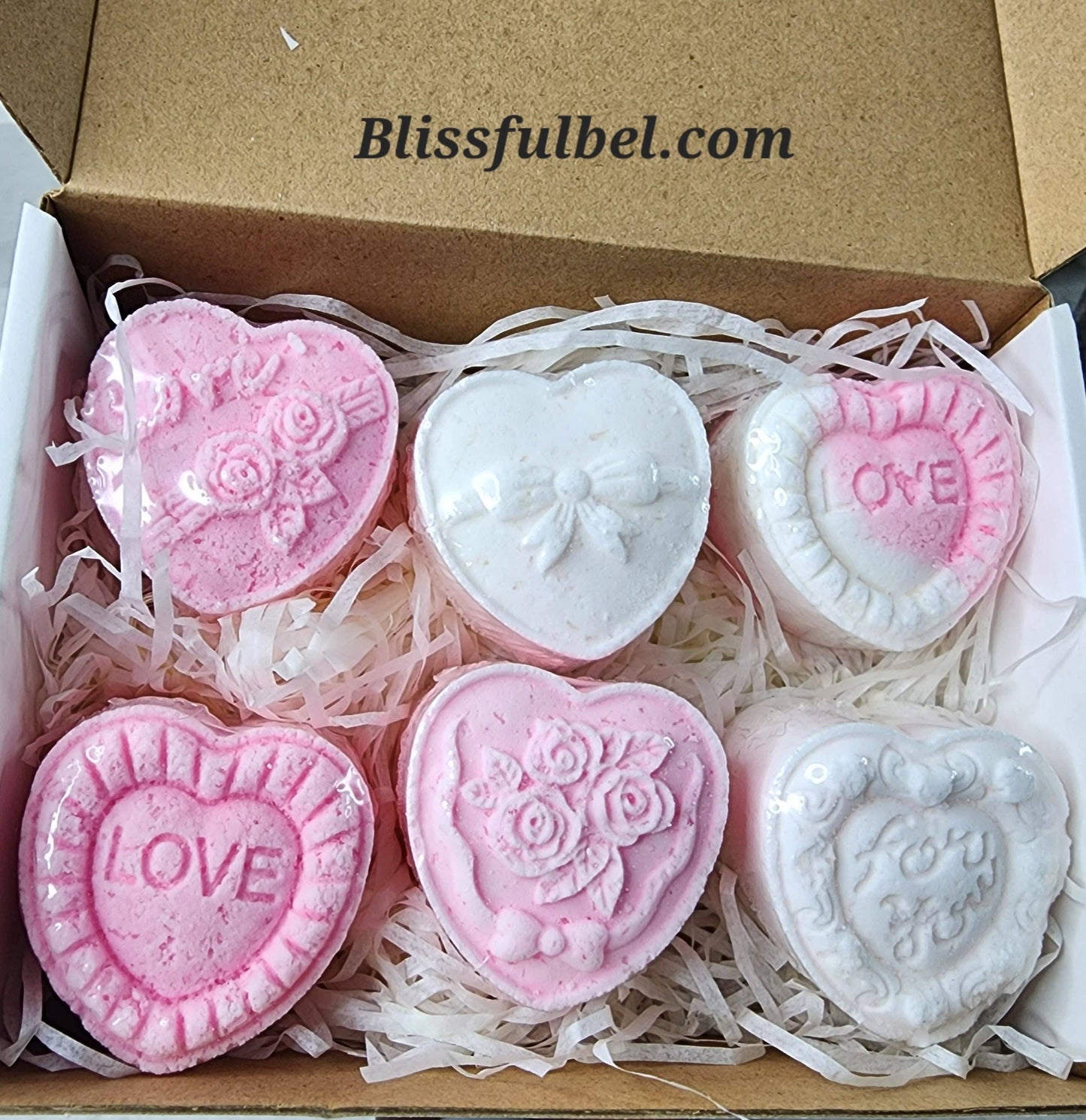 Mini Heart Bath Bombs