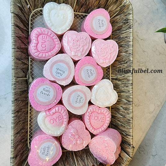 Mini Heart Bath Bombs