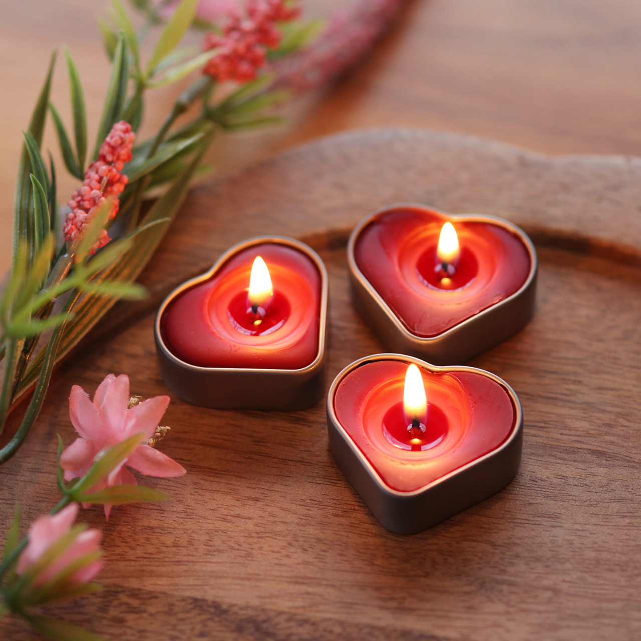 Beeswax Aromatherapy Heart Tin