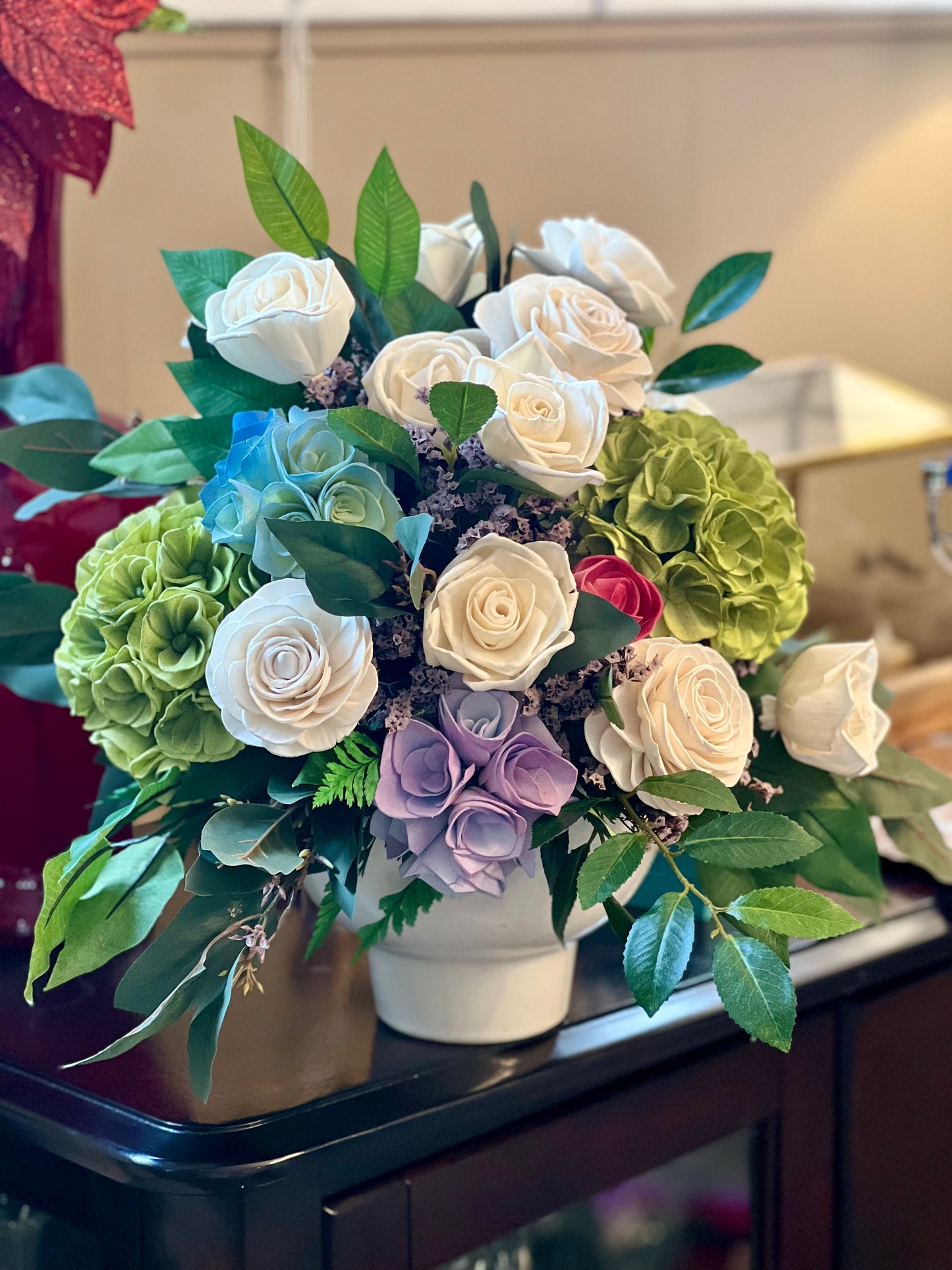 Luxe Hydrangea and White Roses